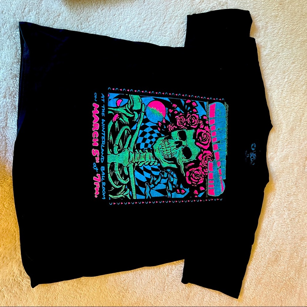 Grateful Dead tee - liquid blue